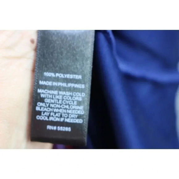 Express Women's Strapless Maxi Dress-Large-Chiffon-Lined Half-way-Slit on 1 Side - Picture 6 of 7